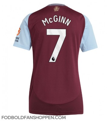 Aston Villa John McGinn #7 Hjemmebanetrøje Dame 2024-25 Kortærmet